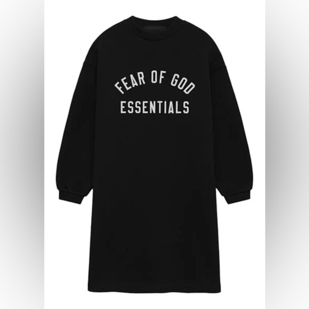 ESSENTIALS: KIDS FLEECE CREWNECK DRESS
